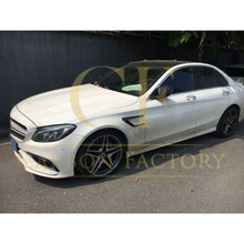 Load image into Gallery viewer, Carbon Fibre Side Fender Trims for Mercedes W205 C Class C63 15-18