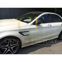 Load image into Gallery viewer, Carbon Fibre Side Fender Trims for Mercedes W205 C Class C63 15-18