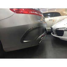 Load image into Gallery viewer, Carbon Fibre Rear Bumper Trims for Mercedes Benz W222 S Class Coupe 14-17