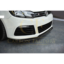 Load image into Gallery viewer, CF Style Carbon Fibre Front Splitter for VW Golf MK6 R20 08-13