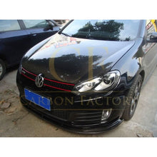Load image into Gallery viewer, H2 Style Carbon Fibre Front Splitter for VW Golf MK6 GTI 08-13