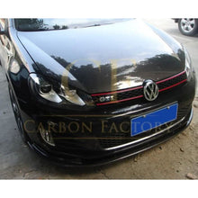 Load image into Gallery viewer, H2 Style Carbon Fibre Front Splitter for VW Golf MK6 GTI 08-13