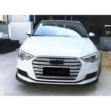 Load image into Gallery viewer, RS Style Carbon Fibre Front Splitter for Audi A3 Hatchback Non S Line 17-19