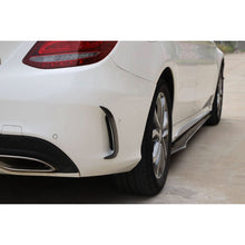 Load image into Gallery viewer, Carbon Fibre Rear Bumper Trims for Mercedes W205 C Class 4 Door Saloon 15-18