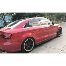 Load image into Gallery viewer, RS Style Carbon Fibre Side Skirts for Audi A3 Saloon (Non S Line) 16-19