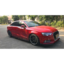 Load image into Gallery viewer, RS Style Carbon Fibre Side Skirts for Audi A3 Saloon (Non S Line) 16-19