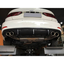 Load image into Gallery viewer, Carbon Fibre Rear Diffuser (Quad Exhaust) for Audi A3 Saloon Non S Line 13-15