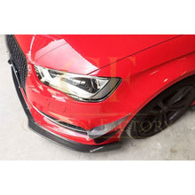 Load image into Gallery viewer, Carbon Fibre Front Canard Set for Audi A3 S Line S3 Saloon 13-15