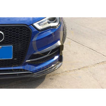 Load image into Gallery viewer, Carbon Fibre Front Bumper Trims for Audi A3 S Line S3 Saloon 13-15