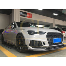 Load image into Gallery viewer, V Style Pre-Preg Carbon Fibre Front Splitter for Audi B9 RS4 18-20