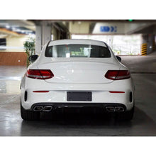 Load image into Gallery viewer, Big Fin Style Carbon Fibre Rear Diffuser for Mercedes W205 C63 2 Door 15-21