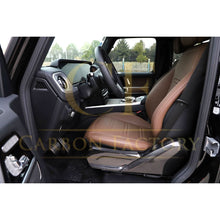 Load image into Gallery viewer, Pre-Preg Carbon Fibre Seat Trim Covers for Mercedes W464 G Class G Wagon 19-Present
