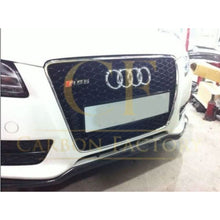 Load image into Gallery viewer, V Style Carbon Fibre Front Splitter for Audi B8 A5 Non S-Line 07-10