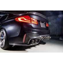 Load image into Gallery viewer, V Style Carbon Fibre Rear Diffuser for BMW G30 G31 5 Series M Sport F90 M5 17-23