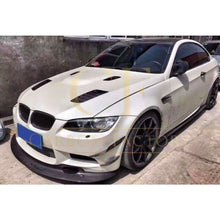 Load image into Gallery viewer, Carbon Fibre Front Bumper Canards 4 Pcs for BMW E90 E92 E93 M3 07-13