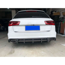 Load image into Gallery viewer, V Style Carbon Fibre Rear Diffuser for Audi C7.5 A6 S Line & S6 15-18