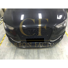 Load image into Gallery viewer, V Style Carbon Fibre Front Splitter for Audi B8.5 S5 A5 S Line 11-16