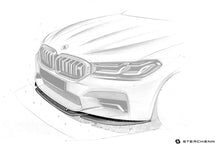 Load image into Gallery viewer, Sterckenn BMW M5 F90 LCI Carbon Fibre Front Lip Splitter 2020-2023 - OEM Fit, 3-Piece Pre-Preg 2x2 Twill, Fits M5 & M5 Competition