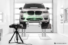 Load image into Gallery viewer, Sterckenn Carbon Fibre Front Lip Splitter Kit for BMW X3M & X4M Pre-LCI (2019-2022, F97 F98) - 3-Piece Pre-Preg 2x2 Weave, OEM Fit, European Made