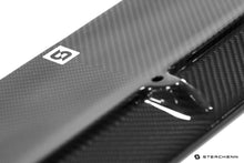 Load image into Gallery viewer, Sterckenn Carbon Fibre Front Lip Splitter Kit for BMW X3M & X4M Pre-LCI (2019-2022, F97 F98) - 3-Piece Pre-Preg 2x2 Weave, OEM Fit, European Made