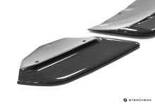 Load image into Gallery viewer, Sterckenn Carbon Fibre Front Lip Splitter Kit for BMW X3M & X4M Pre-LCI (2019-2022, F97 F98) - 3-Piece Pre-Preg 2x2 Weave, OEM Fit, European Made