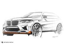Load image into Gallery viewer, Sterckenn Carbon Fibre Front Lip Splitter Spoiler for BMW X5M F95 (2020+) - OEM Fit Prepreg 2x2 Twill Weave