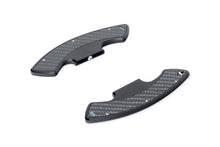 Load image into Gallery viewer, Storm Motorwerks Illuminated Extended Steering Wheel Paddle Shifters for BMW E90 E92 E93 M3 DCT (E9X) - CNC Billet Aluminium with Carbon Fibre Inlay - Self-Powered Glow - Black or Silver Anodised