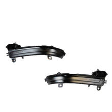 Load image into Gallery viewer, BMW F Series Smoked Dynamic Sequential LED Wing Mirror Indicators, Plug & Play Replacement Side Repeaters (2012-2019) for 1 2 3 4 Series M2 i3 X1 F20 F21 F22 F23 F30 F31 F32 F33 F34 F35 F36 F87 I01 E84