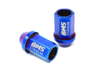 Load image into Gallery viewer, BMS Elite Grade 5 Titanium Wheel Nuts (Lug Nuts) Open-Ended, Conical Seat 60 degree, M14x1.5, 21mm Hex, Fits Tesla Model 3/Y/S/X, Set of 20