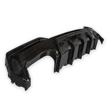 Load image into Gallery viewer, TRE Pre-Preg Carbon Fibre Competition Rear Diffuser & Winglets (3-Piece) for BMW 4 Series G22 G23 2020+ | Quad Tailpipe | 2x2 Twill | Coupe & Convertible