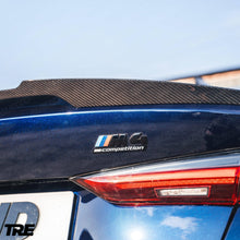 Load image into Gallery viewer, TRE Pre-Preg Carbon Fibre Competition Rear Spoiler for BMW 4 Series G22 Coupe & M4 G82 (2020+) | 2x2 Twill Carbon Boot/Trunk Lip | OEM+ Fit