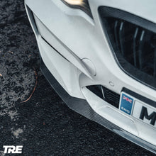 Load image into Gallery viewer, BMW M2 Competition F87 (2018-2021) CS Style Front Splitter / Front Lip Spoiler - TRE Pre-preg Carbon Fibre, 2x2 Twill, OEM Fit