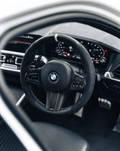 Load image into Gallery viewer, TRE Pre-Preg Carbon Fibre Steering Wheel Trim Accent for BMW M Sport Models (2018+, F40 F44 G20 G21 G42 G30)