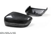 Load image into Gallery viewer, TRE Dry Pre-Preg Carbon Fibre Wing Mirror Covers (Replacement Caps) for BMW G20 G21 3 Series, G22 G23 G26 4 Series, G30 G31 5 Series, G32 6 Series GT, G14 G15 G16 8 Series – 2x2 Twill OEM-Style