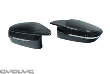 Load image into Gallery viewer, TRE Pre-preg Carbon Fibre Wing Mirror Covers/Caps (2x2 Twill, Gloss) for BMW G87 M2, G80/G81 M3, G82/G83 M4, G42 M240i, G20/G21 M340i LCI – Pair