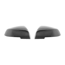 Load image into Gallery viewer, TRE Dry Pre-Preg Carbon Fibre Wing Mirror Covers (Full Replacement) for BMW F-Series – 1/2/3/4 Series F20 F21 F22 F23 F30 F31 F32 F33 F34 F35 F36, M2 F87, i3 I01, X1 E84 – 2x2 Twill Carbon Mirror Caps