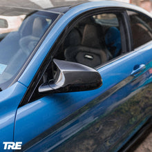 Load image into Gallery viewer, BMW M2 Competition F87 2018-2021, M3 F80 2014-2019, M4 F82 F83 2015-2020 Pre-Preg Dry Carbon Fibre Wing Mirror Covers 2x2 Twill - Full Replacement Caps by TRE