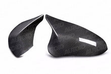 Load image into Gallery viewer, BMW M2 Competition F87 2018-2021, M3 F80 2014-2019, M4 F82 F83 2015-2020 Pre-Preg Dry Carbon Fibre Wing Mirror Covers 2x2 Twill - Full Replacement Caps by TRE