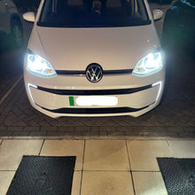Load image into Gallery viewer, VW Up! Dip & Main Beam #Enhanced H4 LED Headlight Bulb Kit – 6000K with DIY Tint Film | 12,000 Lumens (472 | P43t)