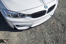 Load image into Gallery viewer, Vorsteiner EVO Aero Carbon Fibre Front Splitter / Front Lip for BMW M3 & M4 F80 F82 F83 (2014-2021) | Carbon Fiber Lip Spoiler, OEM Fitment