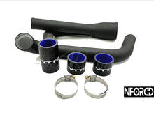 Load image into Gallery viewer, VTT BMW N54 Aluminium Turbo Outlet Pipe (V-Band) | E60 E82 E88 E89 E90 E91 E92 E93 | Fits 1M, 135i, 335i, 535i, Z4 35i, X6 35i | 2.5" Outlet, Dual 1.5" Runners | Stock & Aftermarket Turbos | RHD Compatible