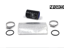 Load image into Gallery viewer, VTT BMW N54 Aluminium Turbo Outlet Pipe (V-Band) | E60 E82 E88 E89 E90 E91 E92 E93 | Fits 1M, 135i, 335i, 535i, Z4 35i, X6 35i | 2.5" Outlet, Dual 1.5" Runners | Stock & Aftermarket Turbos | RHD Compatible