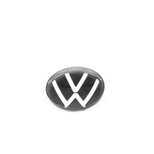 Load image into Gallery viewer, VW Golf Mk7 & Mk7.5 Blackout Badge Overlays Front & Rear Set – Fits Golf, GTI & R (2017–2020) | Black Emblem Covers | 3M Tape | OEM-Style Fit