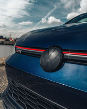 Load image into Gallery viewer, Volkswagen Golf Mk8/Mk8.5 Blackout Badge Overlay Set – Front & Rear (2019+) | Fits Golf, GTI & R | Black VW Emblem Covers, OEM Fit, 3M Tape, No Removal