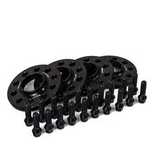 Load image into Gallery viewer, Bimecc Hub-Centric Wheel Spacers Kit for VW Golf Mk8/Mk8.5 (2019+) GTI, Golf R, GTE, GTD - 5x112, 57.1mm CB, M14x1.5 - Black Aluminium, TUV Approved - Includes Extended Bolts - 10/12/15/20/25mm - Flush Fitment