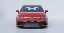 Load image into Gallery viewer, ZAERO Design EVO-1 Gloss Black ABS 3-Piece Front Splitter / Lip Spoiler for Volkswagen Golf GTI Clubsport Mk8 (2020+)
