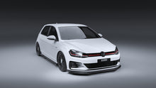 Load image into Gallery viewer, ZAERO Design EVO-1 Gloss Black Front Splitter / Front Lip Spoiler for VW Golf GTI & GTD Mk7.5 (2017-2020)
