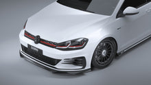 Load image into Gallery viewer, ZAERO Design EVO-1 Gloss Black Front Splitter / Front Lip Spoiler for VW Golf GTI & GTD Mk7.5 (2017-2020)