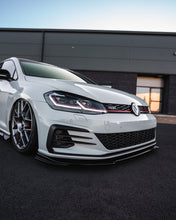 Load image into Gallery viewer, ZAERO Design EVO-1 Gloss Black Front Splitter / Front Lip Spoiler for VW Golf GTI & GTD Mk7.5 (2017-2020)