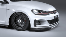 Load image into Gallery viewer, ZAERO Design EVO-1 Gloss Black Front Splitter / Front Lip Spoiler for VW Golf GTI & GTD Mk7.5 (2017-2020)